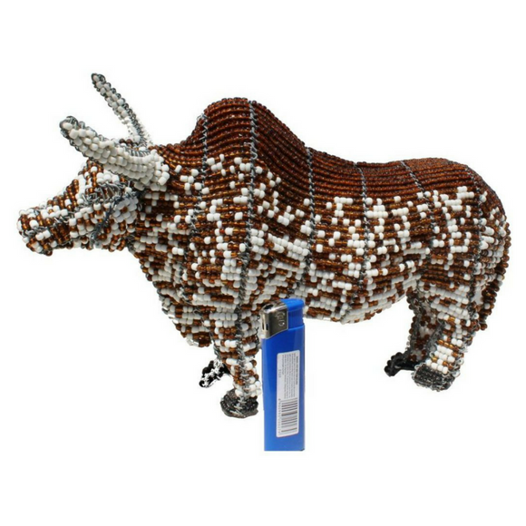 Beaded Bull African Curio