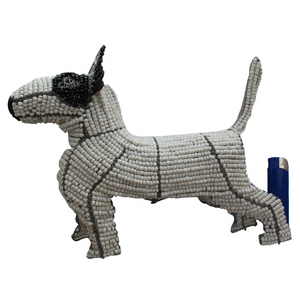 Beaded Bull Terrier Dog African Curio