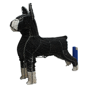 Beaded Boxer Dog African Curio