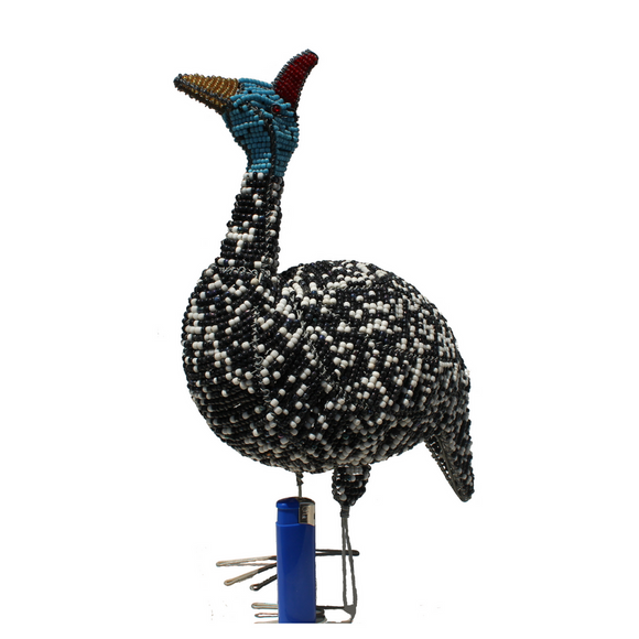 Beaded Guinea Fowl African Curio