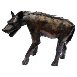 Metal Hyena African Curio