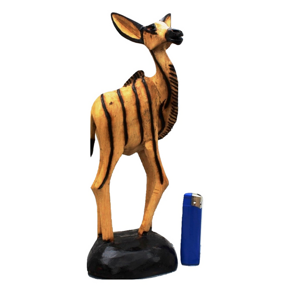 Handcarved Small Kudu Carving African Curio