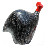 Guinea Fowl Clay African Curio