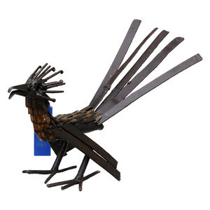 Metal Loerie Bird African Curio