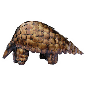 Metal Lifesize Pangolin African Curio